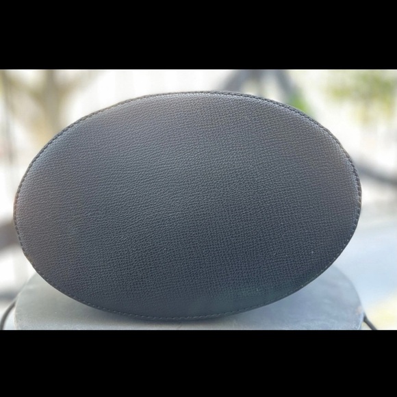 Karl Lagerfeld Black Drawstring Bucket Crossbody Bag - Picture 6 of 7